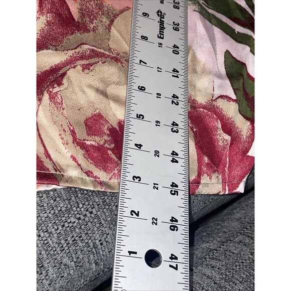 Womens Wide Leg Pants 26/28 Floral Flowy Boho Festival Indie Artsy Hippie Resort - Picture 6 of 10